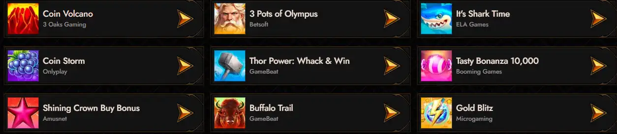 crusado casino top slots